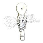 Ceramic lion head pipe 13 cm