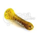 Glass pipe with twisted pattern 6 cm 2