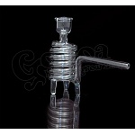 Spiral glass standing pipe 13 cm 3