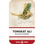 Tongkat Ali root (Eurycoma ongifolia) shredded