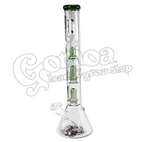 Black Leaf üveg bong (2 ufo percolatorral) Zöld