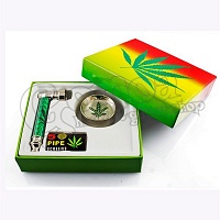 Metal pipe in a gift box (with grinder / lighter)