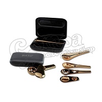 Gold colored magnetic pipe