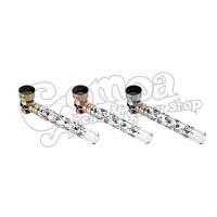 Champ High skull glass pipe