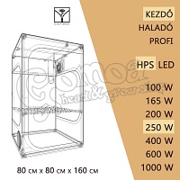 Kezdő HPS Grow Box szett 250W / 80x80x160