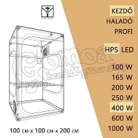 Beginner HPS Grow Box set 400W / 100x100x200