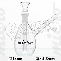 Micro extra üveg bong (14 cm)