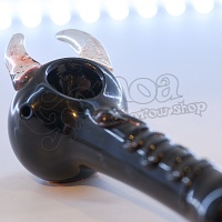 Glass pipe (devil's horn shaped)