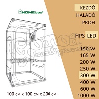 Beginner LED Grow Box set 300W / 100x100x200