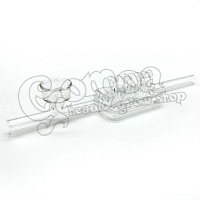 Spiral glass Kawumm pipe (with 3 spirals) 20 cm