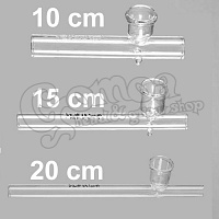 Üveg Kawuum pipa 10 - 20 cm