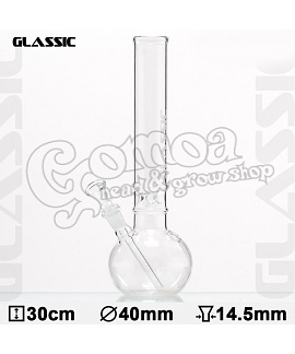 Glassic Egyszerű Üveg Bong - 30 cm magas