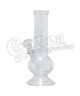 Levél mintás Bong - 21 cm magas