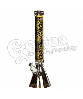 Amsterdam glass bong (gold-black)