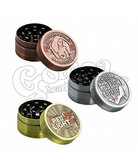 Amsterdam Red Light fém grinder (3 részes)