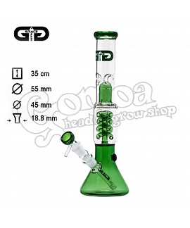 Grace glass spiral bong with percolator