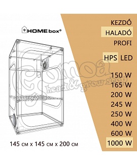 Advanced HPS Grow Box Set 1000W / 145X145X200
