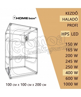 Haladó HPS Grow Box szett 400W / 100x100x200