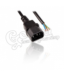 Cable & power cord IEC C14 d:1,5mm