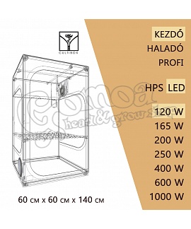 Kezdő LED Grow Box szett 120W / 60x60x140