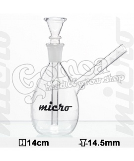 Micro extra üveg bong (14 cm)