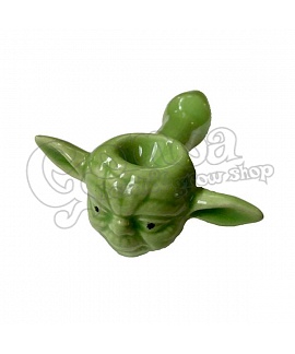 Ceramic Yoda pipe 10 cm