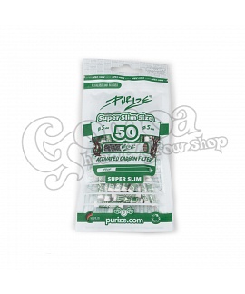 PURIZE Super slim carbon filter (50 pcs)