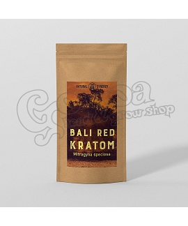 Bali Red Kratom por (Mitragyna speciosa) 50 gr