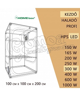 Kezdő LED Grow Box szett 300W / 100x100x200