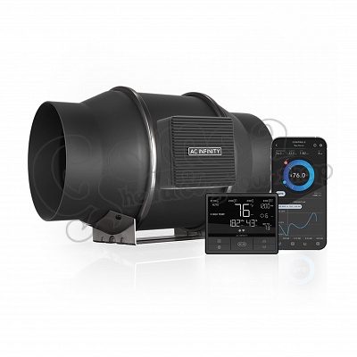 AC Infinity Cloudline pro T6 Inline ventillátor 150mm 683m3/h