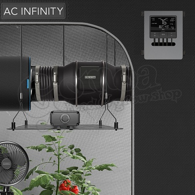AC Infinity Cloudline pro T6 Inline ventillátor 150mm 683m3/h 6