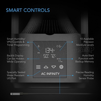 AC Infinity Cloudforget T3 párásító 4,5 l 3