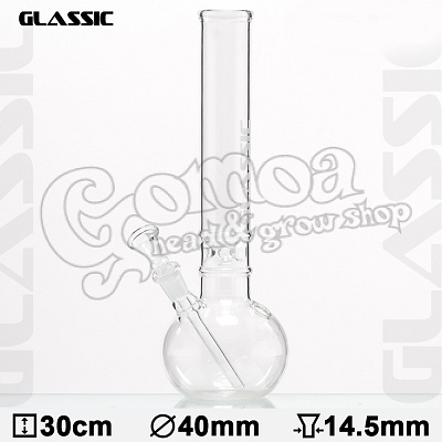 Glassic Egyszerű Üveg Bong - 30 cm magas