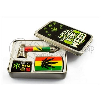 Metal pipe in a gift box (with grinder / lighter) 2