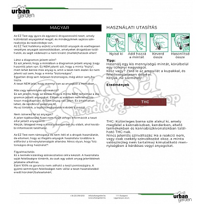 EZ test THC drogteszt 3