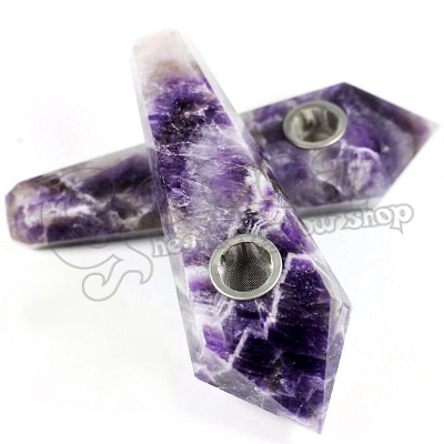 Purple quartz pipe 4