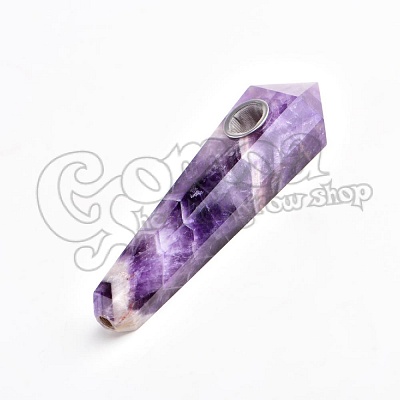 Purple quartz pipe