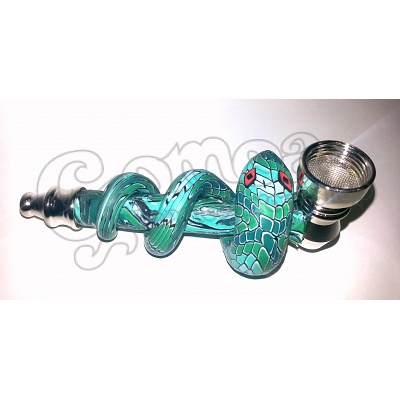 Fimo metal pipe (snake design) 4