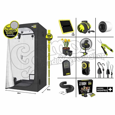 Garden Highpro Grow Box szett 150W / 80x80x180 cm