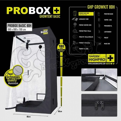 Garden Highpro Grow Box szett 150W / 80x80x180 cm 13