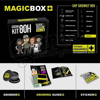 Garden Highpro Grow Box szett 150W / 80x80x180 cm 12