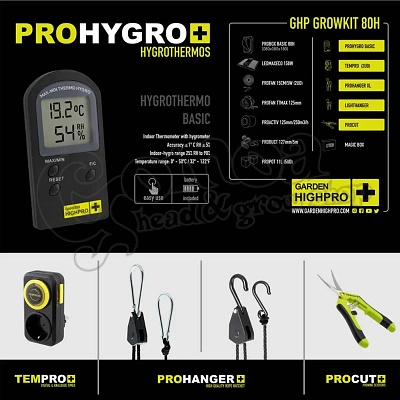 Garden Highpro Grow Box szett 150W / 80x80x180 cm 2