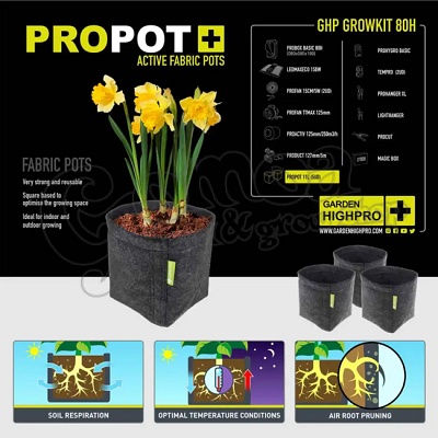 Garden Highpro Grow Box szett 150W / 80x80x180 cm 3