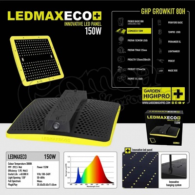 Garden Highpro Grow Box szett 150W / 80x80x180 cm 7