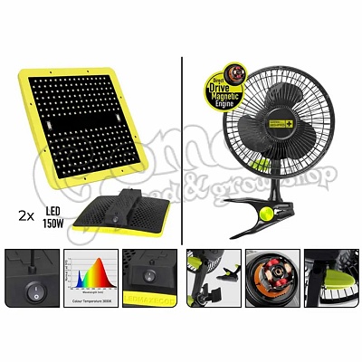 Garden Highpro Grow Box set 300W / 120x60x180 cm 10