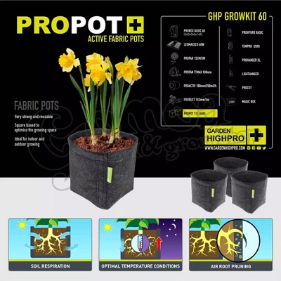 Garden Highpro Grow Box set 60W / 60x60x160 cm 3