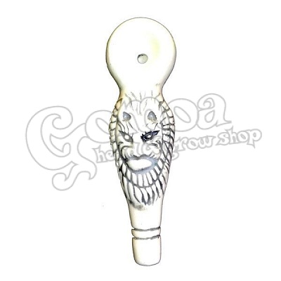 Ceramic lion head pipe 13 cm