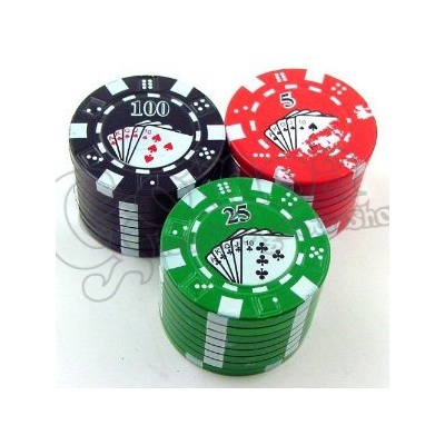 Poker fém grinder (2 részes)