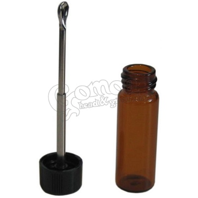 Sniffer Vial With Built-in Spoon