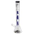 Black Leaf üveg bong (2 ufo percolatorral) kék